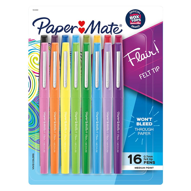 16 Color Med Paper Mate Flair Pens - Pens - Sanford L.p.