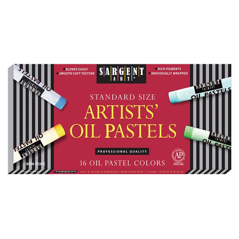 16 Count Oil Pastels Regular (Pack of 12) - Pastels - Sargent Art Inc.