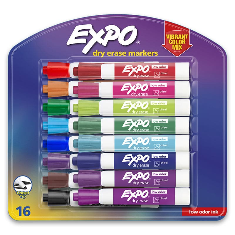 16Ct Expo Vibrant Dry Erase Markers - Markers - Sanford L.p.