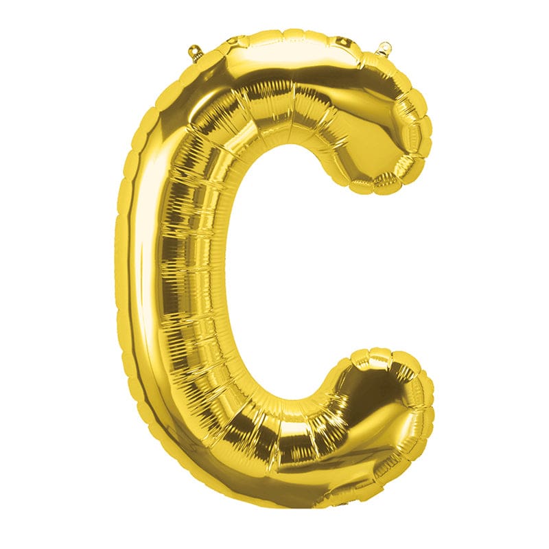 16In Foil Balloon Gold Letter C (Pack of 12) - Accessories - Pioneer Balloon Company