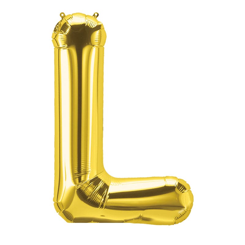 16In Foil Balloon Gold Letter L (Pack of 12) - Accessories - Pioneer Balloon Company
