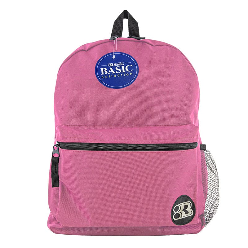 16In Fuchsia Basic Backpack (Pack of 6) - Accessories - Bazic Products