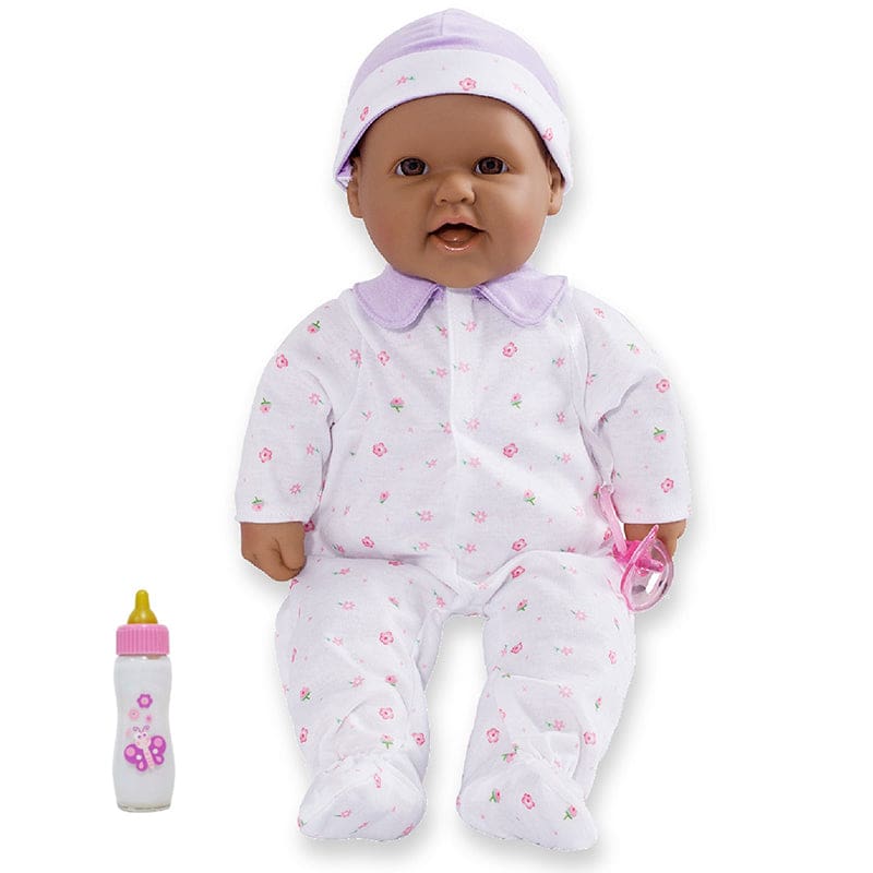 16In Soft Baby Doll Purple Hispanic with Pacifier - Dolls - Jc Toys Group Inc
