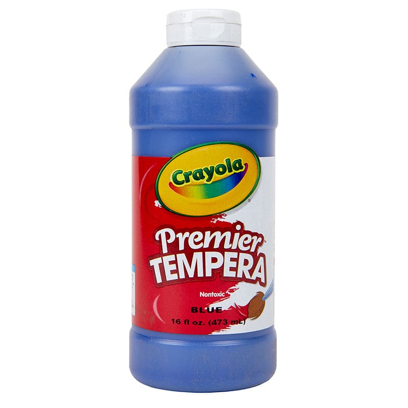 16Oz Blue Crayola Premier Tempera (Pack of 6) - Paint - Crayola LLC