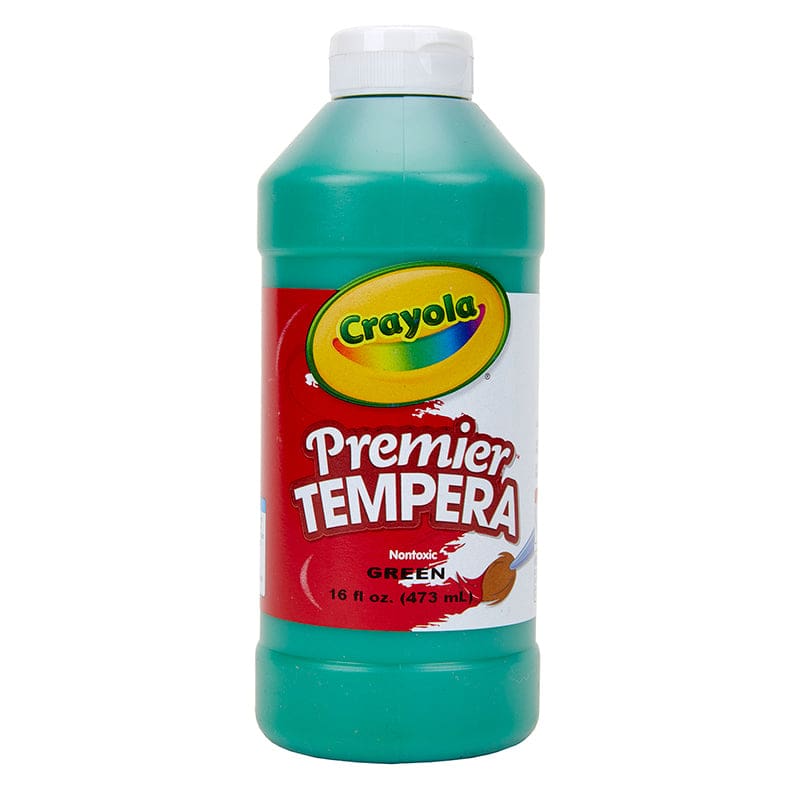 16Oz Green Crayola Premier Tempera (Pack of 6) - Paint - Crayola LLC