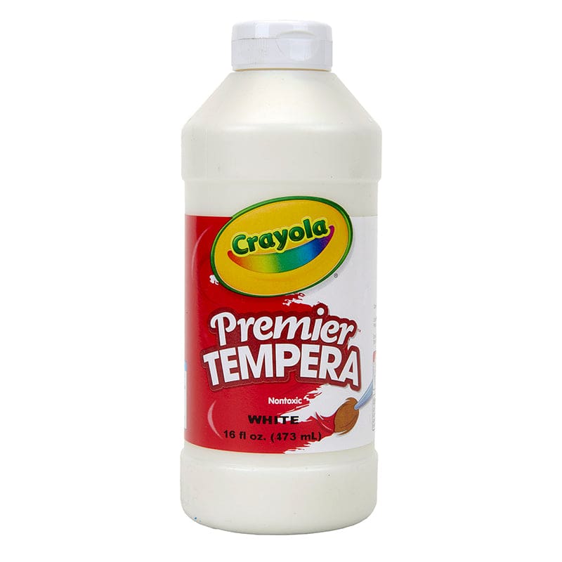 16Oz White Crayola Premier Tempera (Pack of 6) - Paint - Crayola LLC