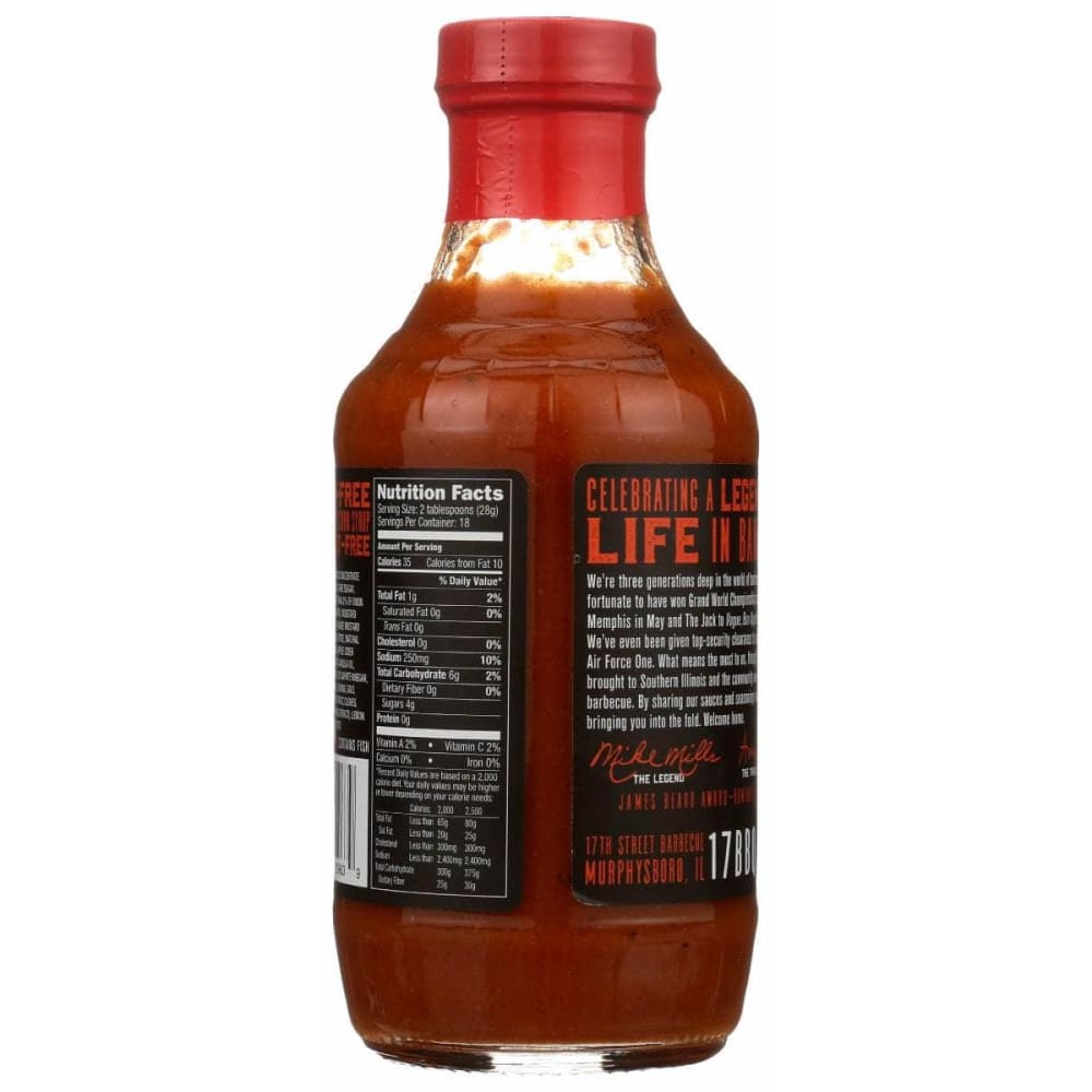 17TH STREET BARBECUE Grocery > Meal Ingredients > Sauces 17TH STREET BARBECUE: Little Kick Bbq Sauce, 18 oz