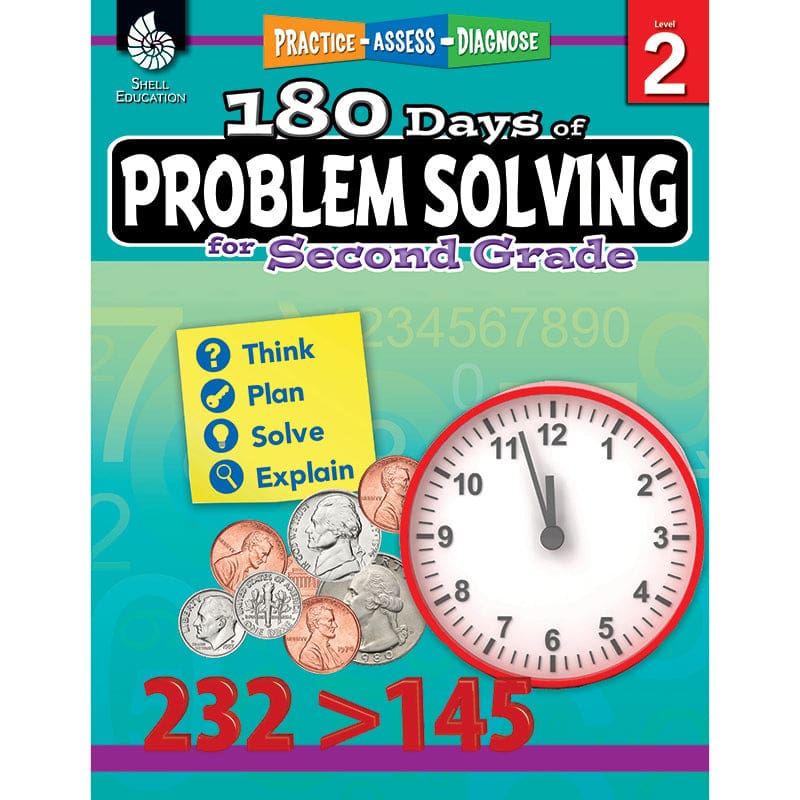 180 Day Problem Solving Gr2 Workbk (Pack of 2) - Books - Shell Education