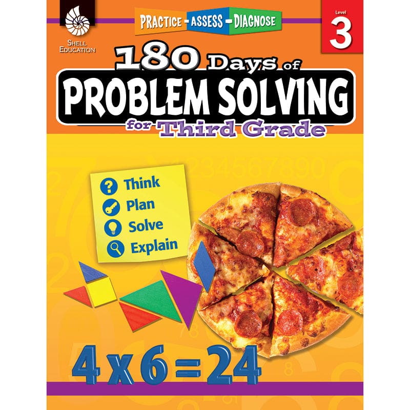 180 Day Problem Solving Gr3 Workbk (Pack of 2) - Books - Shell Education