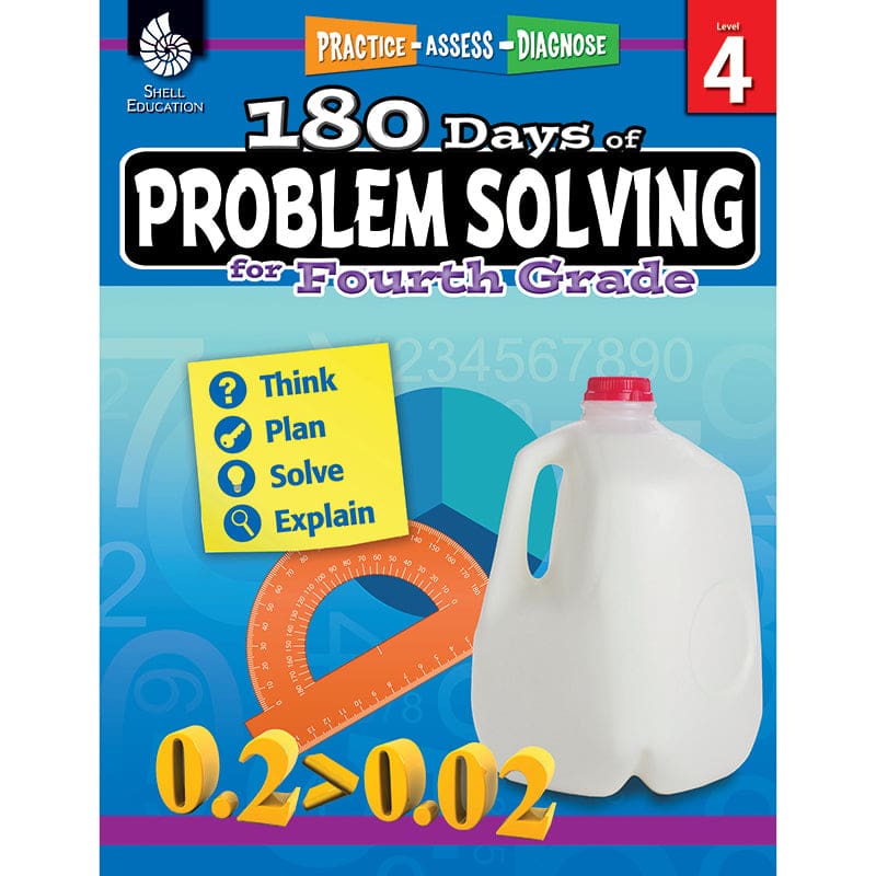 180 Day Problem Solving Gr4 Workbk (Pack of 2) - Books - Shell Education