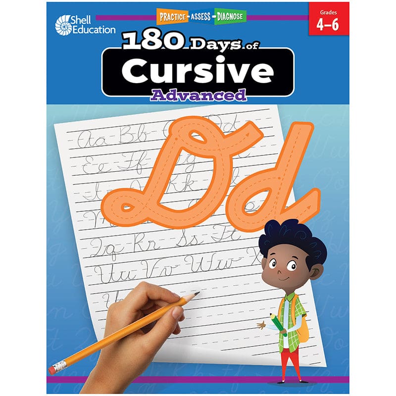 180 Days Of Cursive Advanced (Pack of 2) - Handwriting Skills - Shell Education