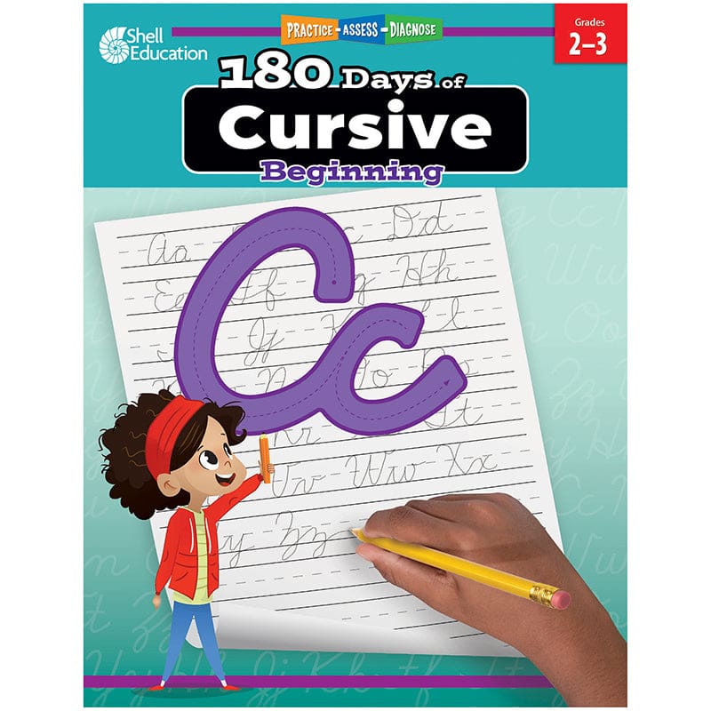 180 Days Of Cursive Beginning (Pack of 2) - Handwriting Skills - Shell Education