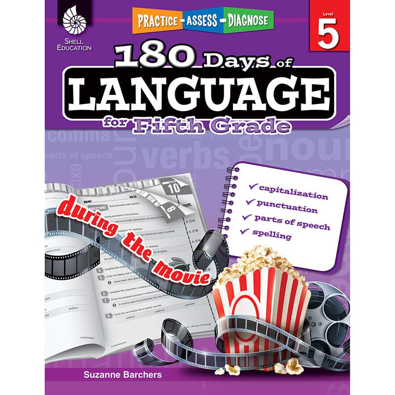 180 Days Of Language Gr 5 (Pack of 2) - Language Skills - Shell Education