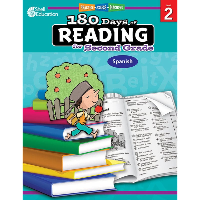 180 Days Of Reading Gr 2 Spanish (Pack of 2) - Language Arts - Shell Education