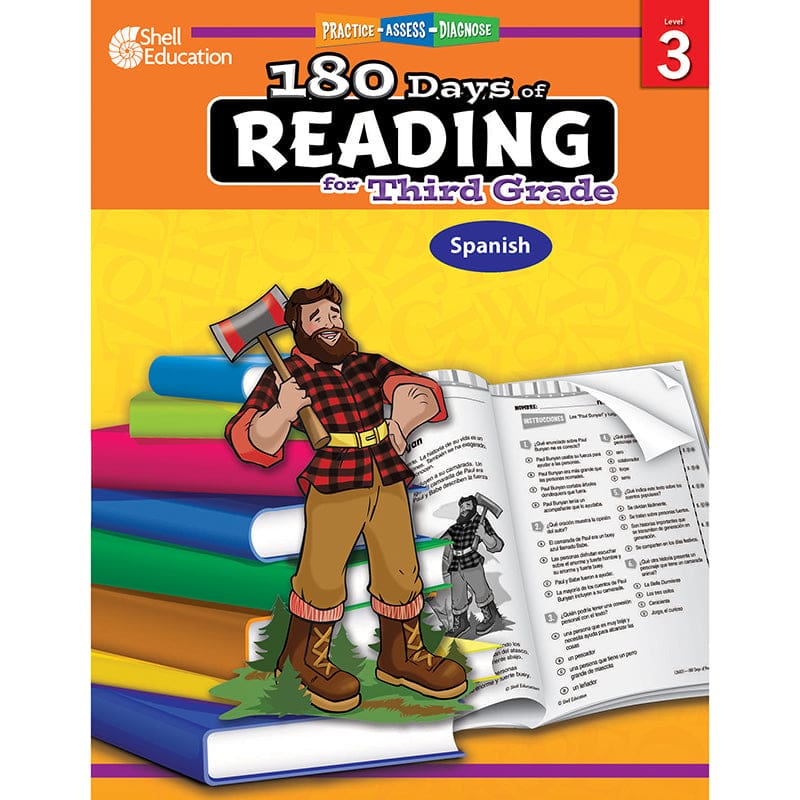 180 Days Of Reading Gr 3 Spanish (Pack of 2) - Language Arts - Shell Education