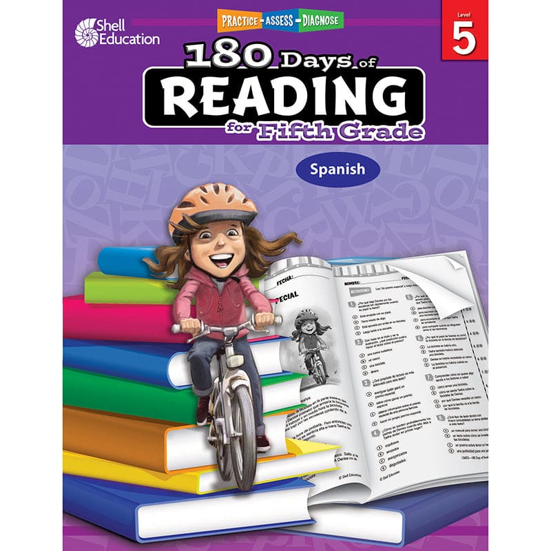 180 Days Of Reading Gr 5 Spanish (Pack of 2) - Language Arts - Shell Education