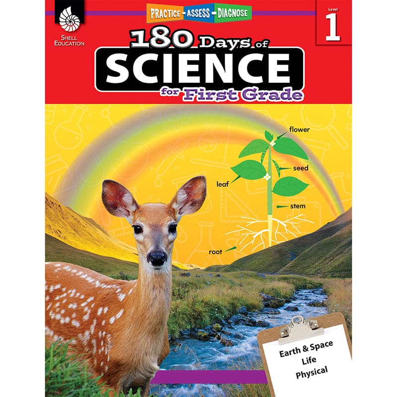 180 Days Of Science Grade 1 (Pack of 2) - Activity Books & Kits - Shell Education