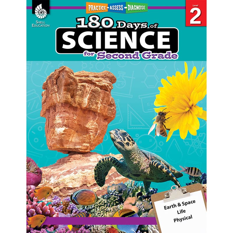 180 Days Of Science Grade 2 (Pack of 2) - Activity Books & Kits - Shell Education