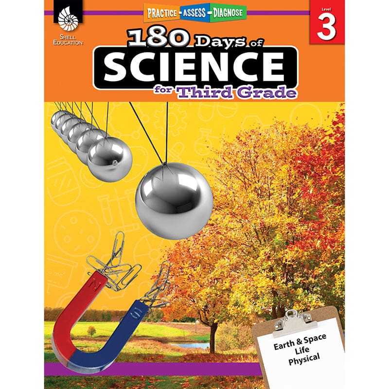 180 Days Of Science Grade 3 (Pack of 2) - Activity Books & Kits - Shell Education