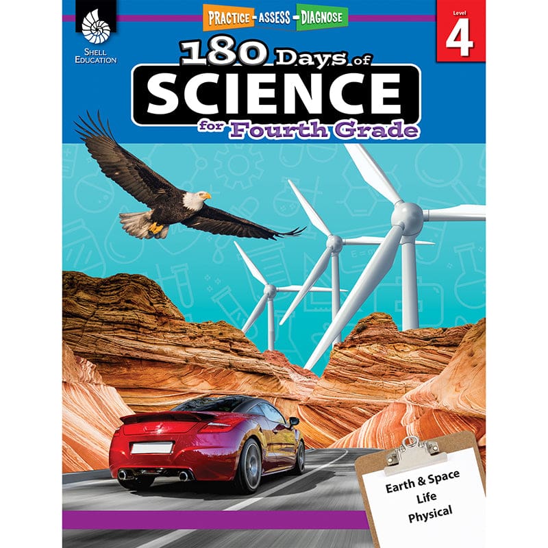180 Days Of Science Grade 4 (Pack of 2) - Activity Books & Kits - Shell Education