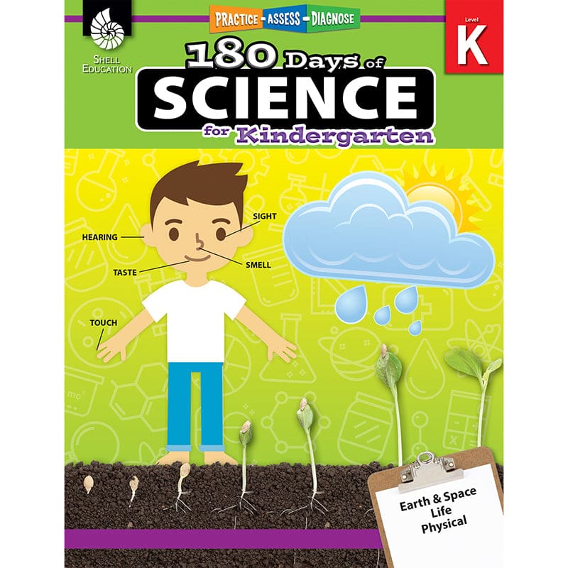 180 Days Of Science Grade K (Pack of 2) - Activity Books & Kits - Shell Education