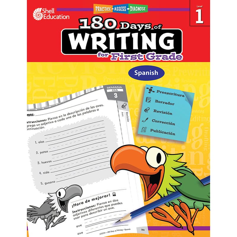 180 Days Of Writing Gr 1 Spanish (Pack of 2) - Language Arts - Shell Education