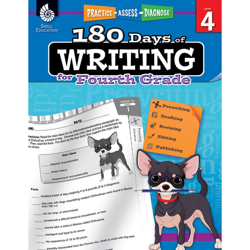 180 Days Of Writing Gr 4 (Pack of 2) - Writing Skills - Shell Education