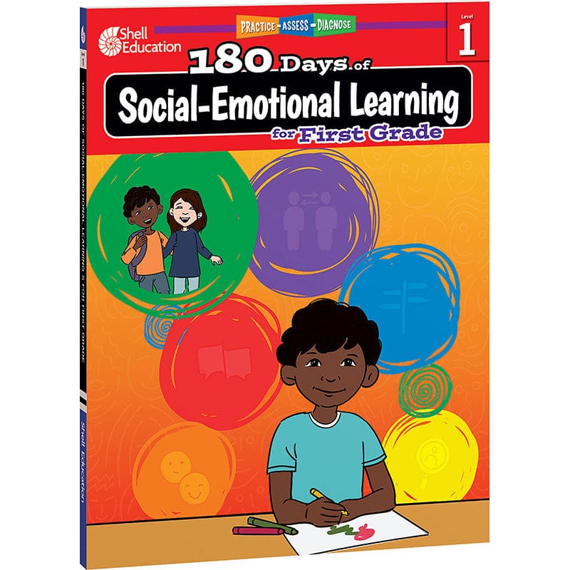 180 Days Social Emotional Learn Gr1 (Pack of 2) - Self Awareness - Shell Education