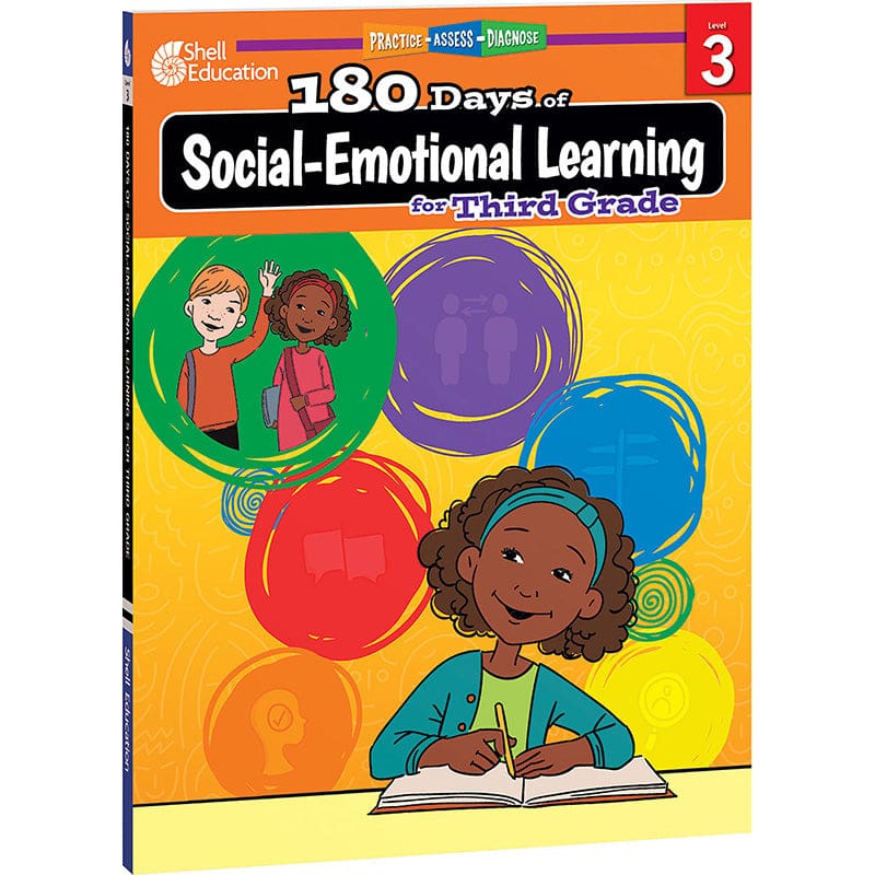 180 Days Social Emotional Learn Gr3 (Pack of 2) - Self Awareness - Shell Education