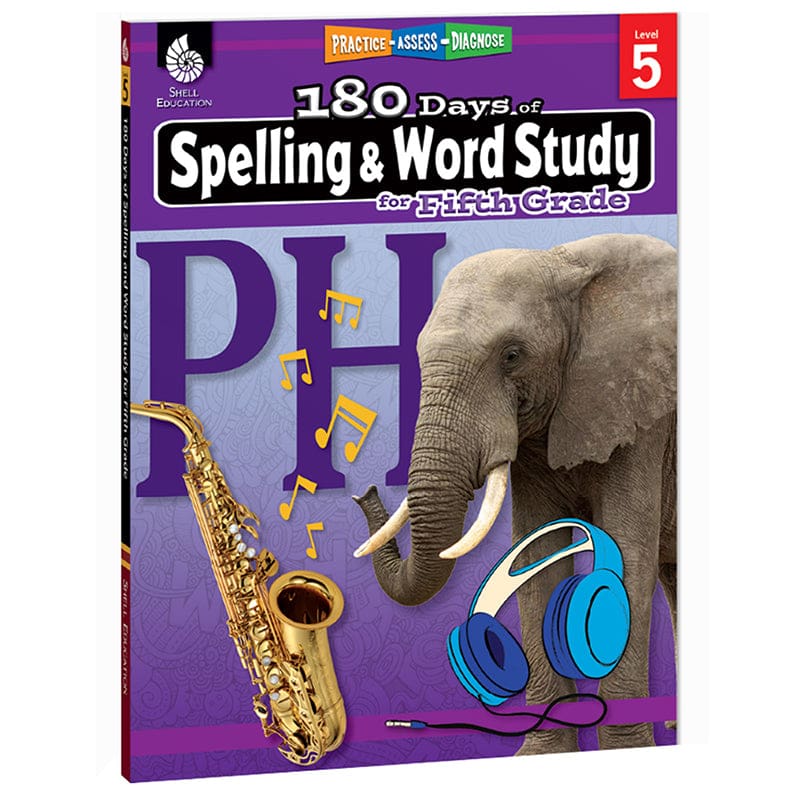 180 Days Spelling & Word Study Gr 5 (Pack of 2) - Spelling Skills - Shell Education