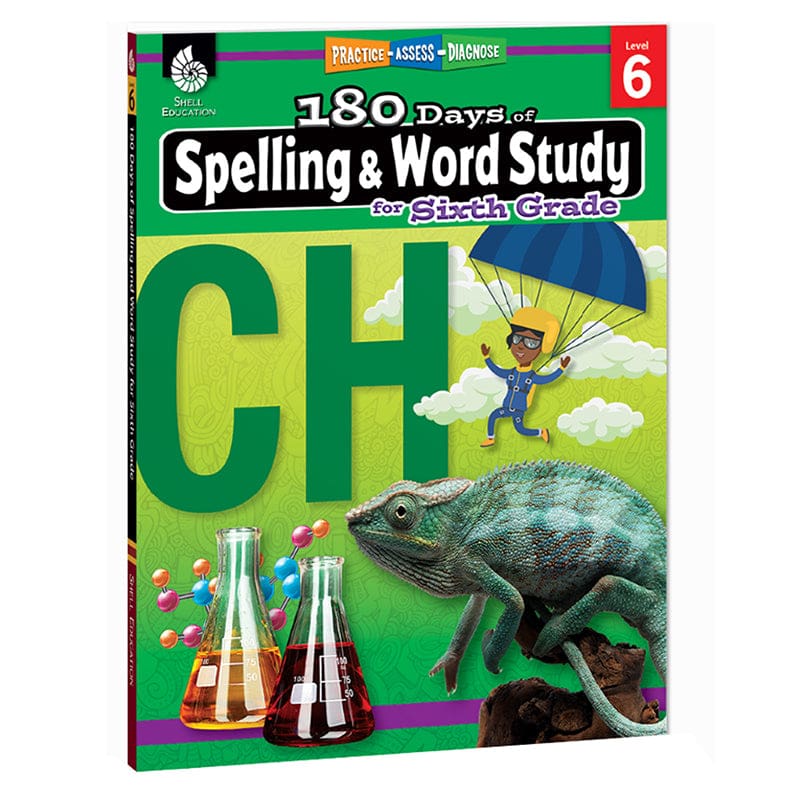 180 Days Spelling & Word Study Gr 6 (Pack of 2) - Spelling Skills - Shell Education