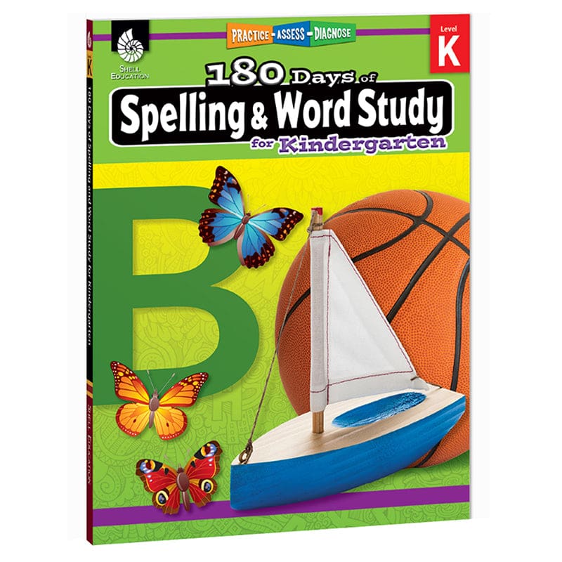 180 Days Spelling & Word Study Gr K (Pack of 2) - Spelling Skills - Shell Education