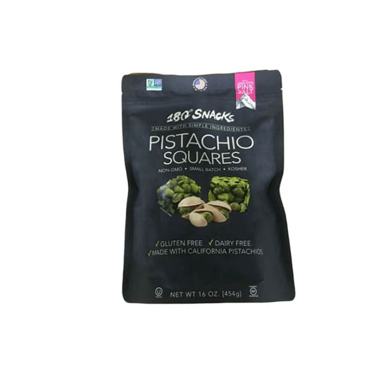 180 Snacks Pistachio Squares, 16 Ounce - ShelHealth.Com