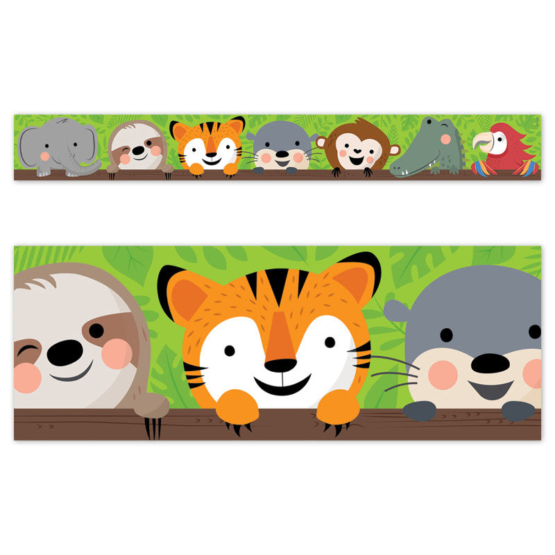 Jungle Friends Ez Border (Pack of 8)