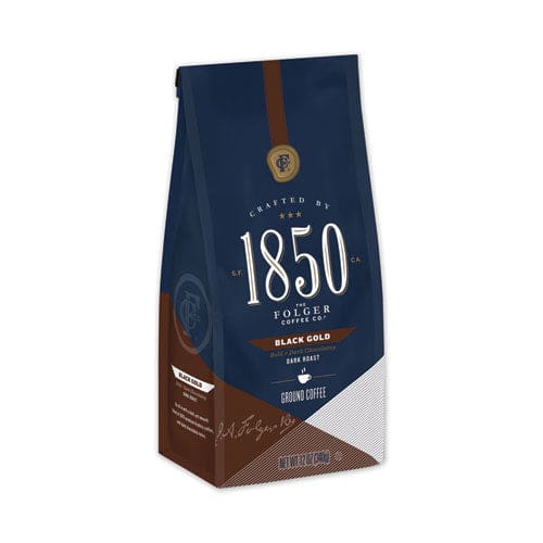 1850 Coffee Black Gold Dark Roast Ground 12 Oz Bag 6/carton - Food Service - 1850
