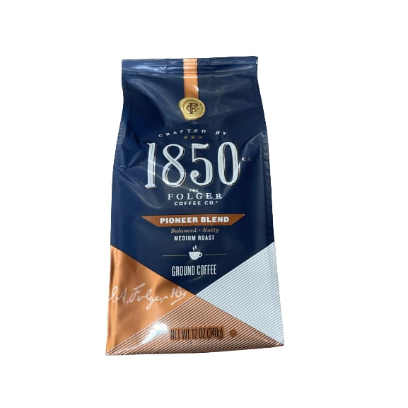 1850 1850 Pioneer Blend, Medium Roast Ground Coffee, 12 oz.