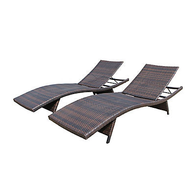 Berkley Jensen Wicker Chaises, 2 pk.