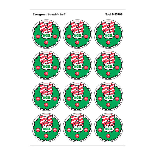 Stinky Stickers Noel Evergreen Scen (Pack of 12)