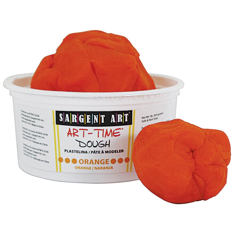 1Lb Art Time Dough - Orange (Pack of 12) - Dough & Dough Tools - Sargent Art Inc.