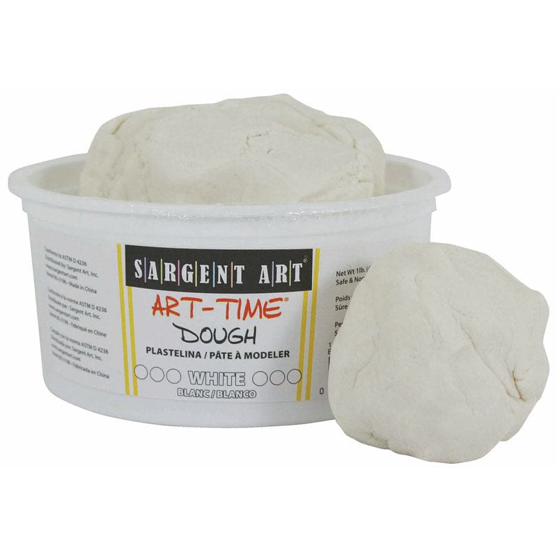 1Lb Art Time Dough - White (Pack of 8) - Dough & Dough Tools - Sargent Art Inc.