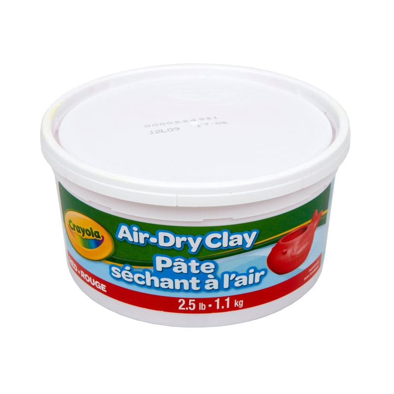 2.5Lb Air Dry Clay Tub Red (Pack of 6) - Clay & Clay Tools - Crayola LLC