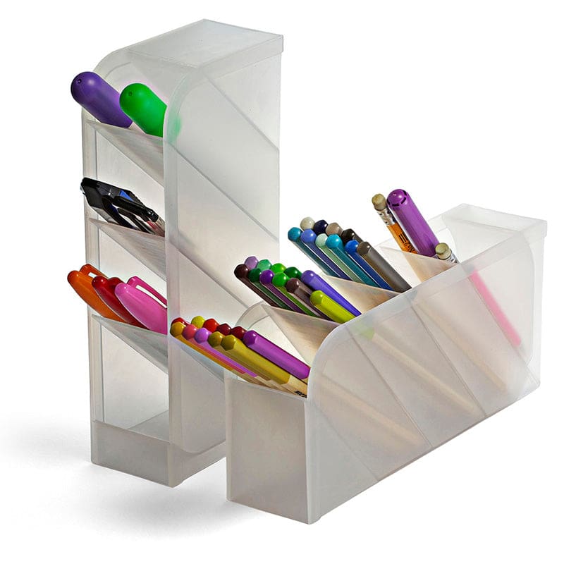 2 Pk Desk Pen Holder 4 Compartment (Pack of 6) - Desk Accessories - Officemate LLC