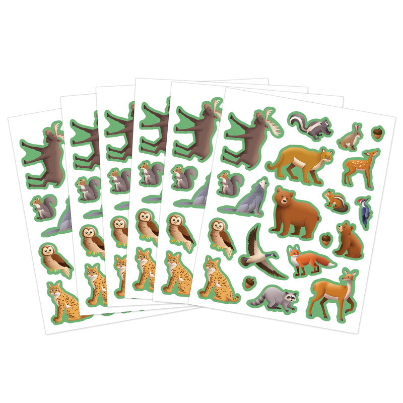 Woodland Animals Stickers (Pack of 12)