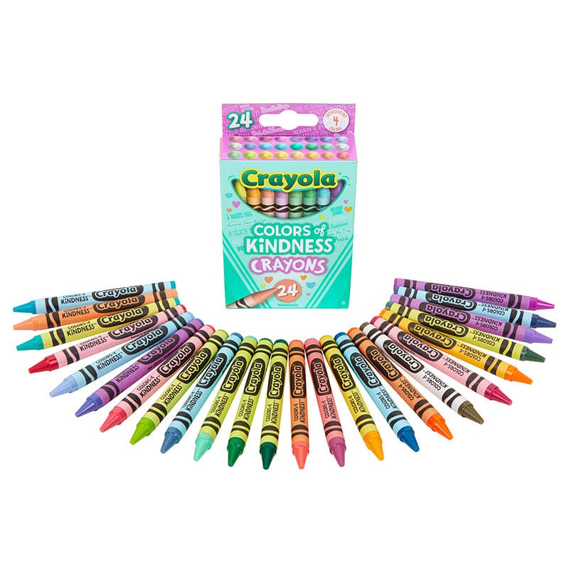 24 Ct Colors Of Kindness Crayons (Pack of 12) - Crayons - Crayola LLC