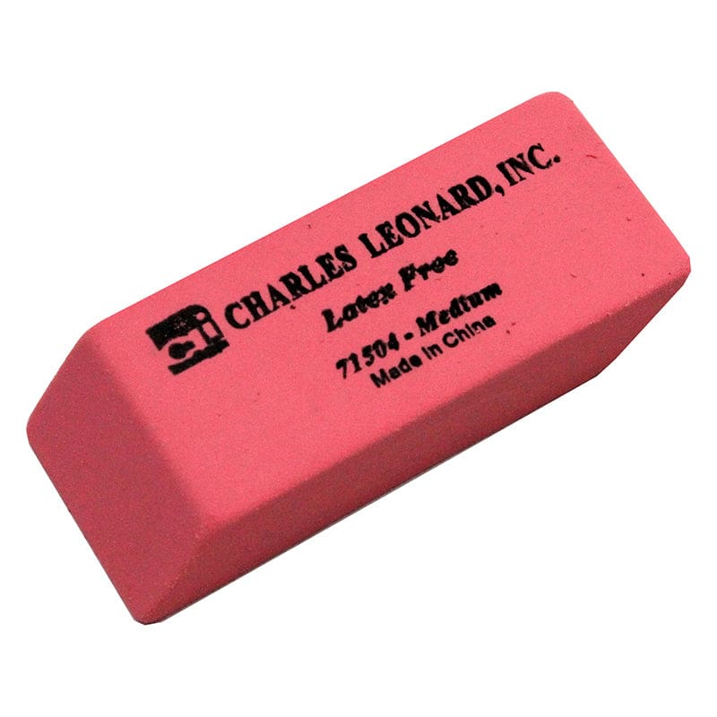 24/Bx Synthetic Wedge Erasers Med (Pack of 10) - Erasers - Charles Leonard