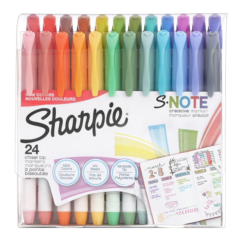 24Ct Sharpie S-Note Markers - Markers - Sanford L.p.
