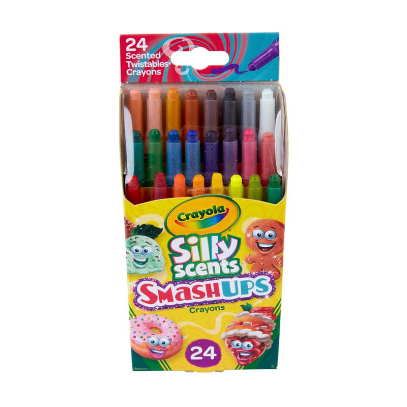 24Ct Smash Ups Scented Mini Crayons Twistables (Pack of 6) - Crayons - Crayola LLC