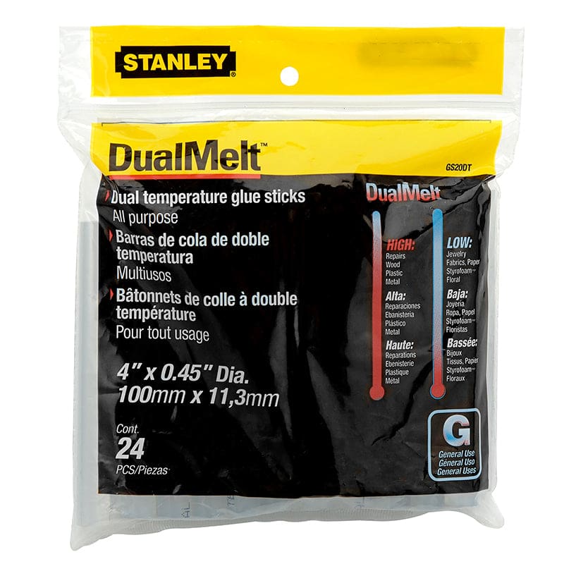 24Ct Stanley Dual Melt Glue Sticks (Pack of 6) - Glue/Adhesives - Amax