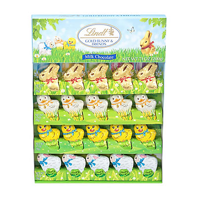 Lindt Gold Bunny & Friends Novelty Minis, Milk Chocolate, 7.1OZ