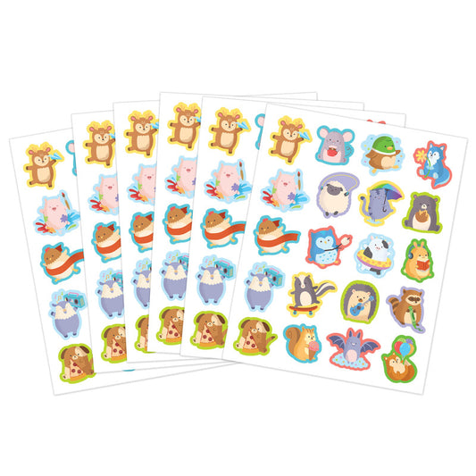 Cute Critters Stickers (Pack of 12)